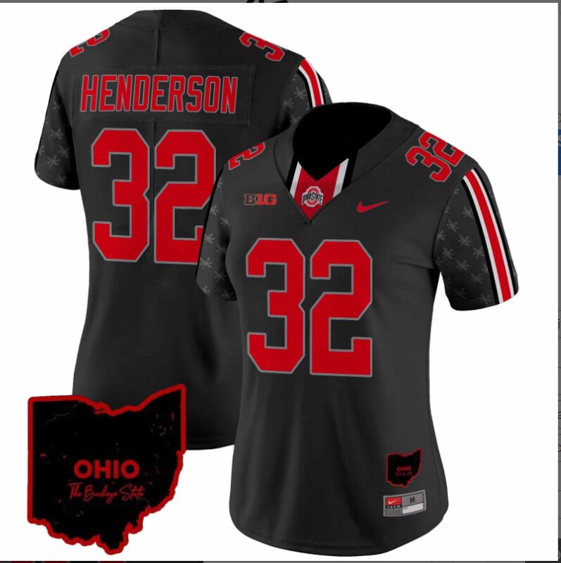 Women Ohio State Buckeyes 2024 Home Patch Vapor Limited NCAA jerseys